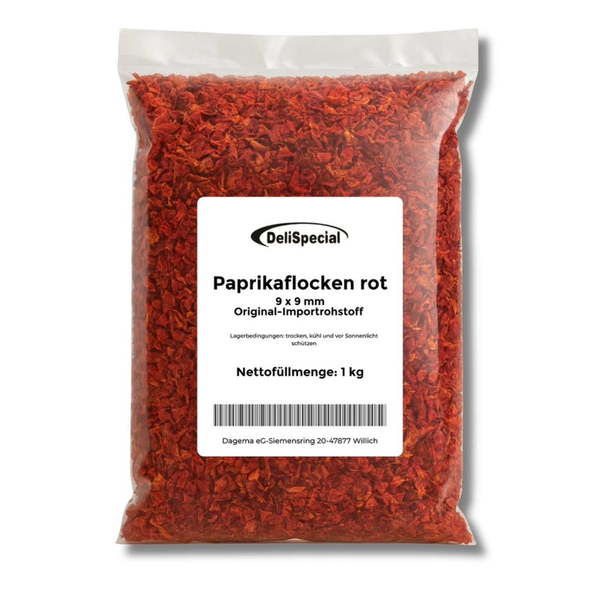 Paprikaflocken rot